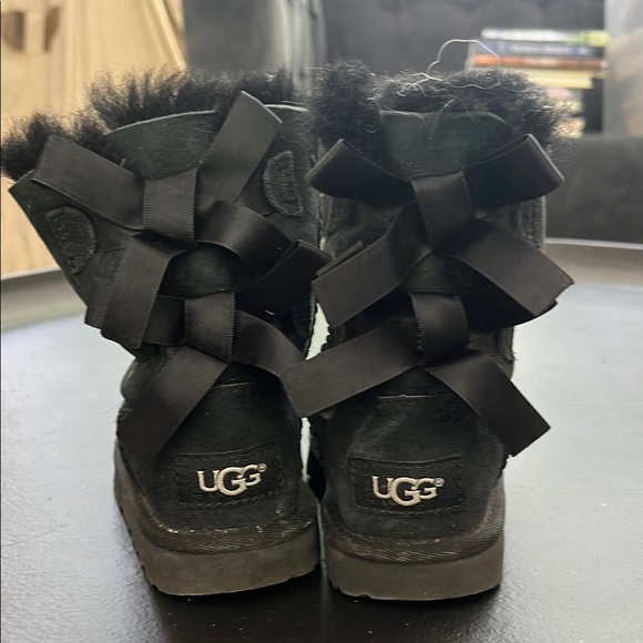 UGG Black Classic Suede Boots - Picture 2 of 4